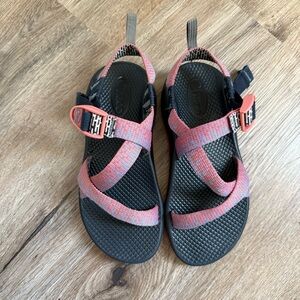 Chaco Unisex Youth Z/1 EcoTread Washable Vegan Sport Sandal - Penny Coral US 3